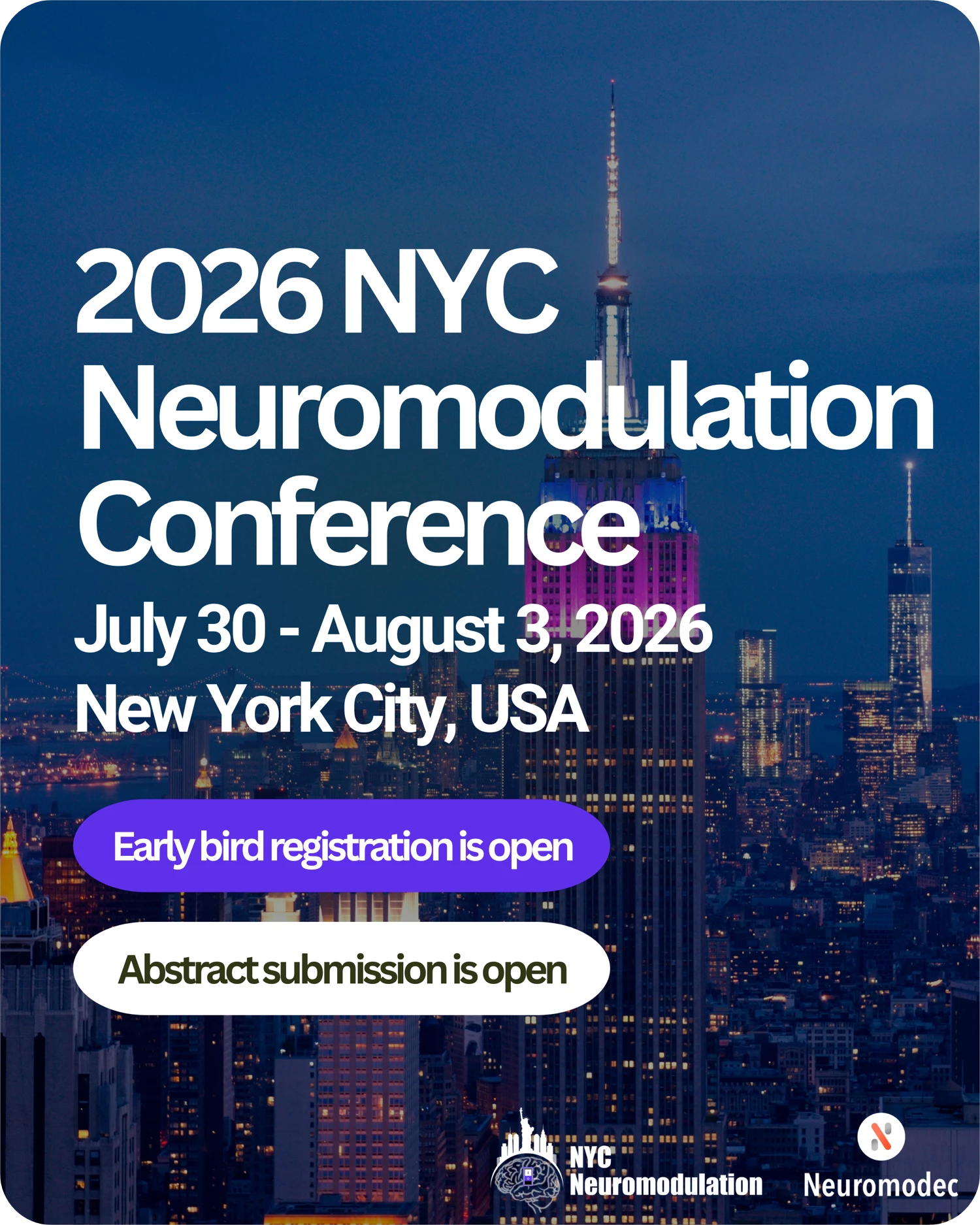 NYC Neuromodulation Conference 2026